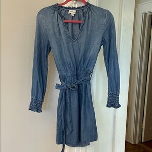 Cloth & Stone Long Sleeve Denim Dress